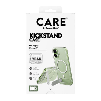 MagSafe cover til Apple iPhone 17, PanzerGlass, med indbygget kickstand, transparent