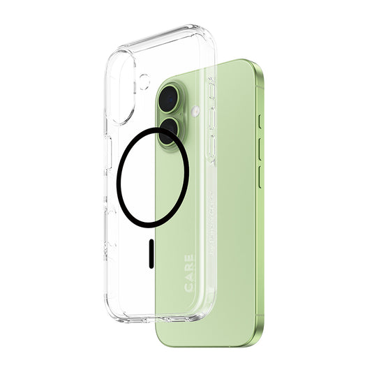 MagSafe cover til Apple iPhone 17, PanzerGlass, Care Urban Explorer, Sort Transparent