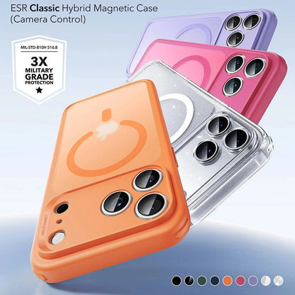 MagSafe cover til Apple iPhone 17 Pro, ESR, Classic Hybrid, Satin Orange