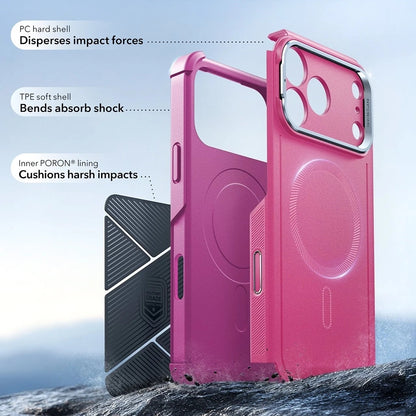 MagSafe cover til Apple iPhone 17 Pro, ESR, Cyber Armor Kickstand, Pink