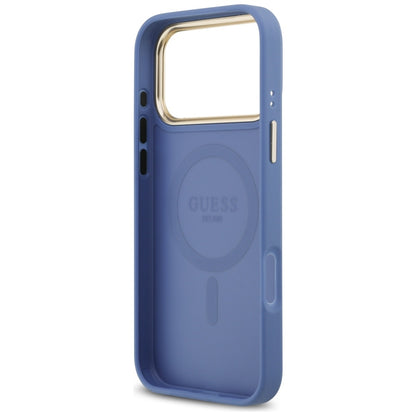 MagSafe cover til Apple iPhone 17 Pro, Guess, 4G Classic, Blå