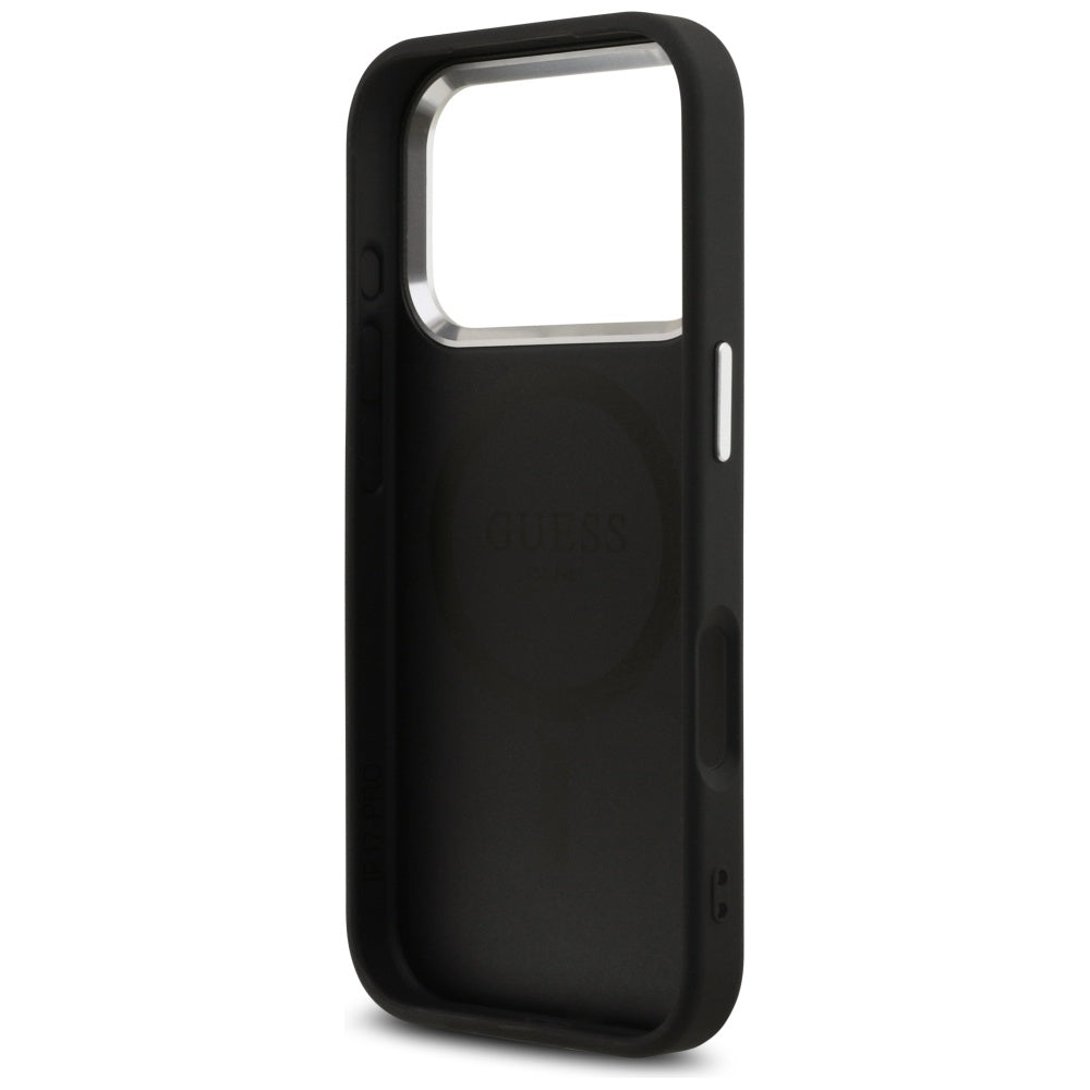 MagSafe cover til Apple iPhone 17 Pro, Guess, 4G Classic Logo, Sort