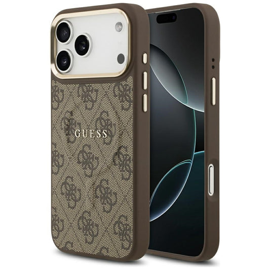 MagSafe cover til Apple iPhone 17 Pro, Guess, 4G Classic, Brun
