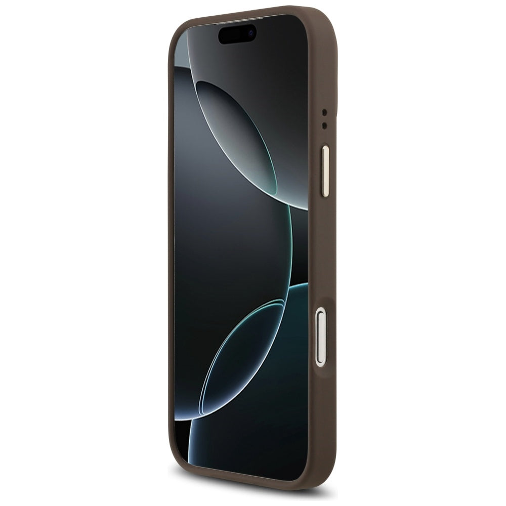 MagSafe cover til Apple iPhone 17 Pro, Guess, 4G Classic, Brun