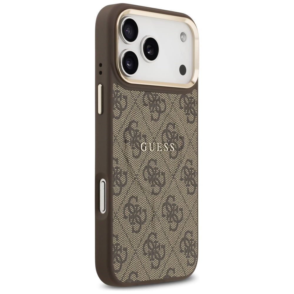 MagSafe cover til Apple iPhone 17 Pro, Guess, 4G Classic, Brun