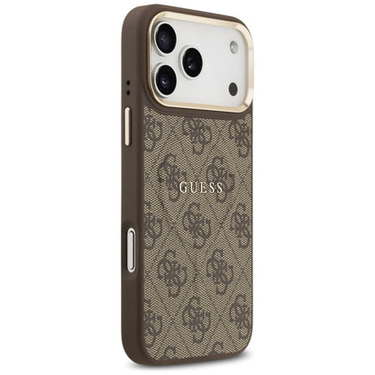 MagSafe cover til Apple iPhone 17 Pro, Guess, 4G Classic, Brun