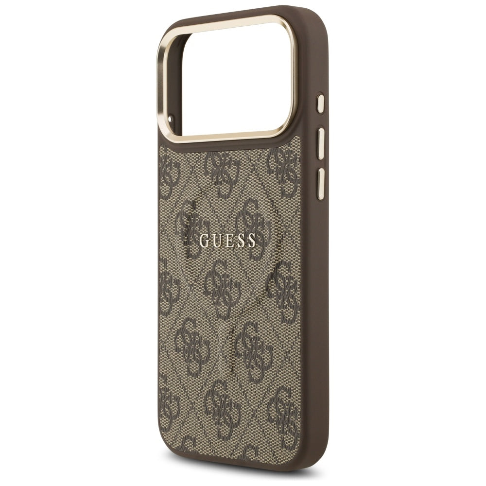 MagSafe cover til Apple iPhone 17 Pro, Guess, 4G Classic, Brun