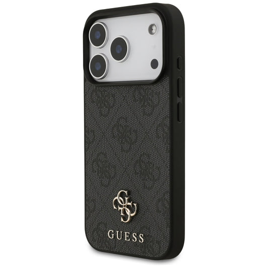 MagSafe cover til Apple iPhone 17 Pro, Guess, 4G Small and Classic Logo, Sort