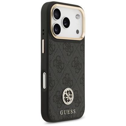 MagSafe cover til Apple iPhone 17 Pro, Guess, 4G Strass Logo, Sort