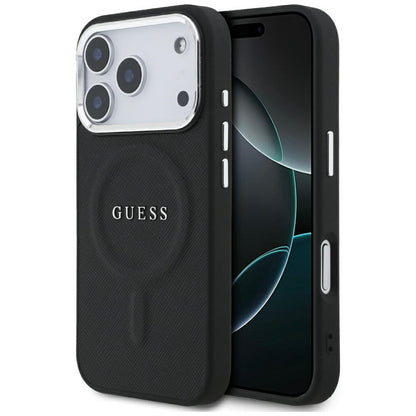 MagSafe cover til Apple iPhone 17 Pro, Guess, Classic Logo, Sort