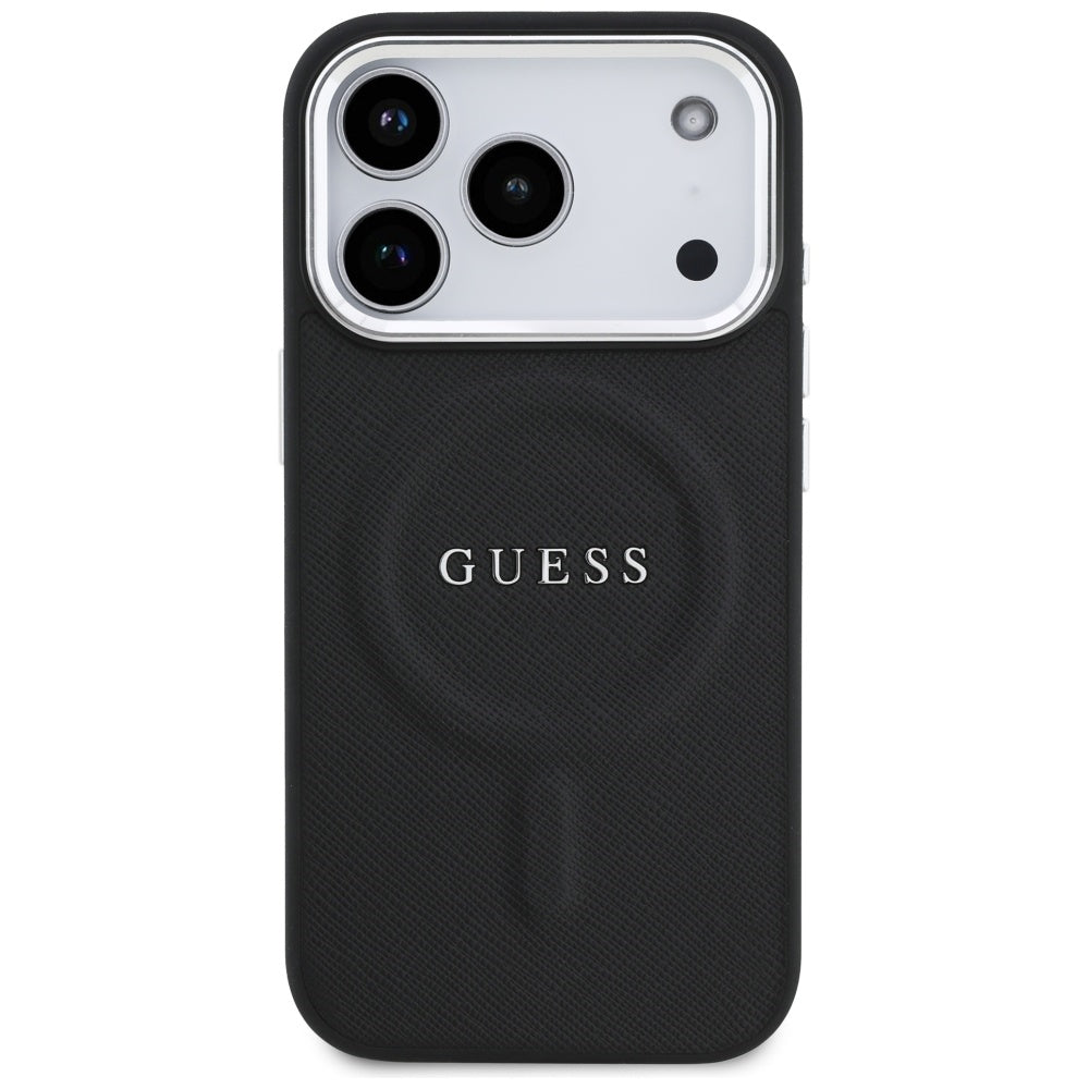 MagSafe cover til Apple iPhone 17 Pro, Guess, Classic Logo, Sort