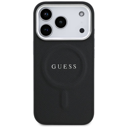 MagSafe cover til Apple iPhone 17 Pro, Guess, Classic Logo, Sort