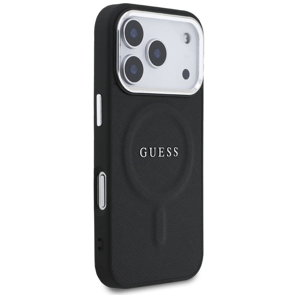 MagSafe cover til Apple iPhone 17 Pro, Guess, Classic Logo, Sort