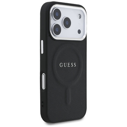 MagSafe cover til Apple iPhone 17 Pro, Guess, Classic Logo, Sort