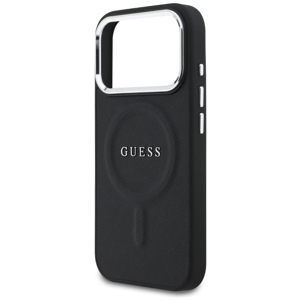 MagSafe cover til Apple iPhone 17 Pro, Guess, Classic Logo, Sort