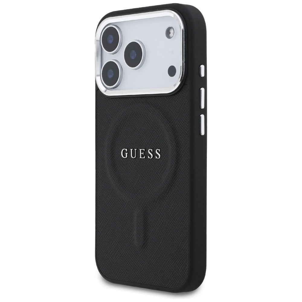 MagSafe cover til Apple iPhone 17 Pro, Guess, Classic Logo, Sort