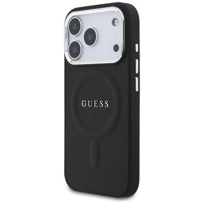 MagSafe cover til Apple iPhone 17 Pro, Guess, Classic Logo, Sort