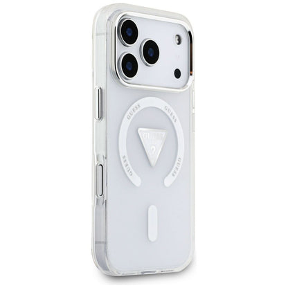 MagSafe cover til Apple iPhone 17 Pro, Guess, IML Gradient Triangle Logo, Transparent