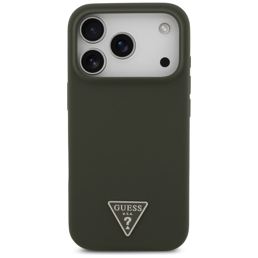 MagSafe cover til Apple iPhone 17 Pro, Guess, Triangle Logo, Kaki