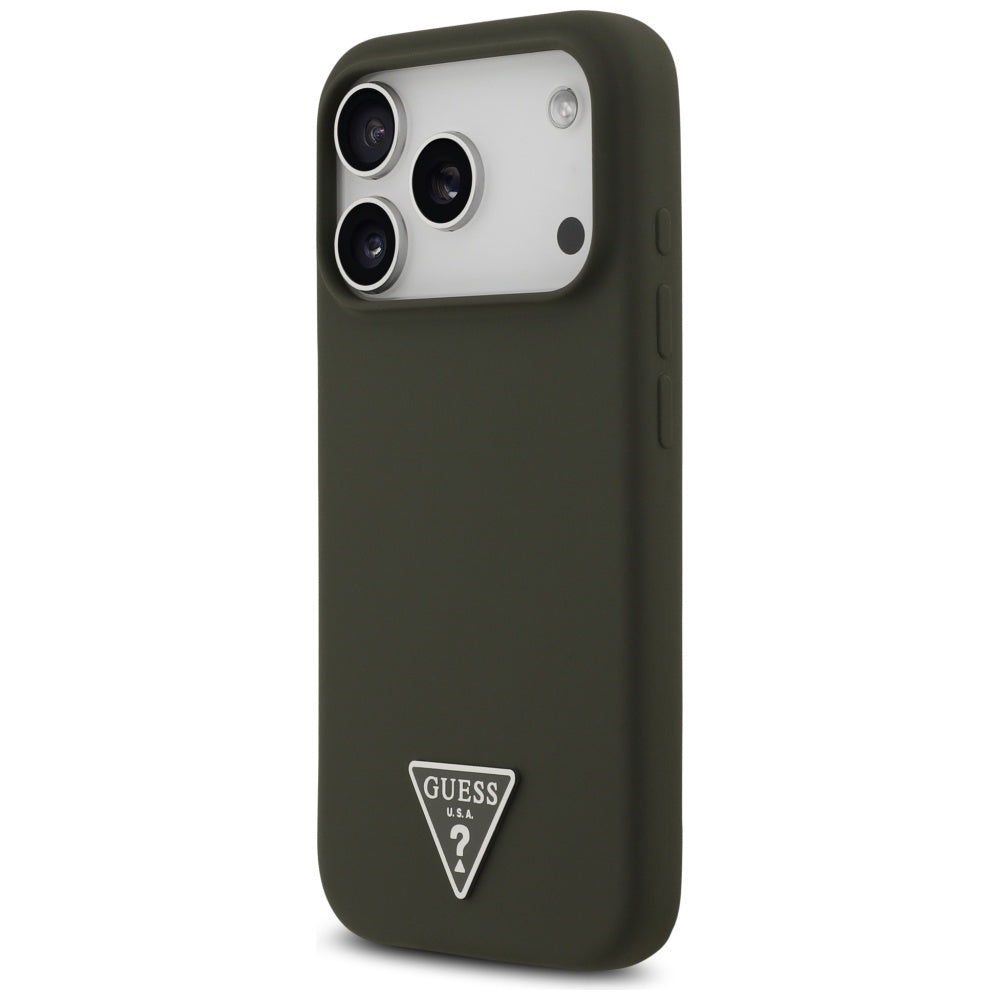 MagSafe cover til Apple iPhone 17 Pro, Guess, Triangle Logo, Kaki