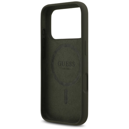 MagSafe cover til Apple iPhone 17 Pro, Guess, Triangle Logo, Kaki