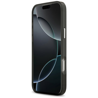 MagSafe Case for Apple iPhone 17 Pro, Karl Lagerfeld, IML Aquarelle Karl & Choupette Logo, Black