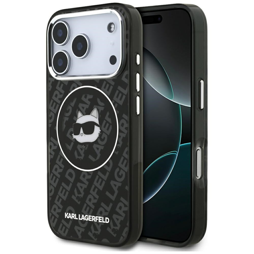 MagSafe cover til Apple iPhone 17 Pro, Karl Lagerfeld, IML Choupette's Head, Sort