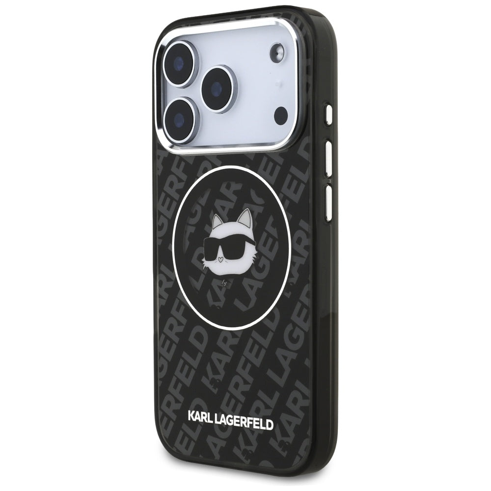 MagSafe cover til Apple iPhone 17 Pro, Karl Lagerfeld, IML Choupette's Head, Sort