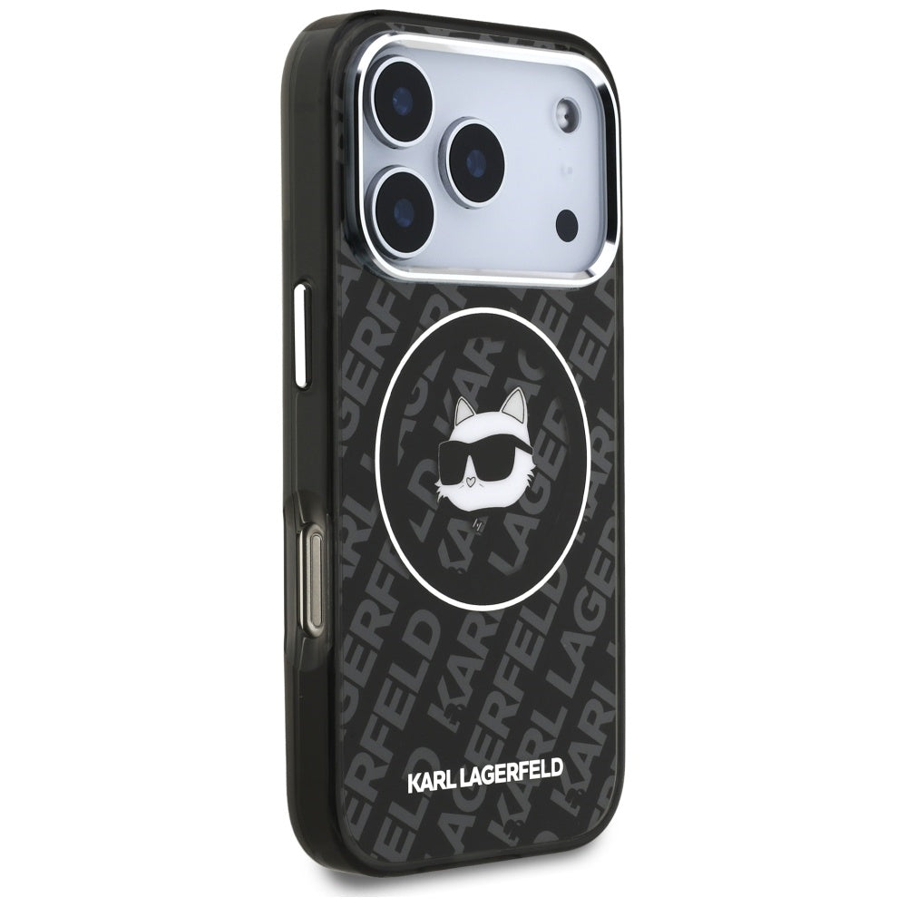 MagSafe cover til Apple iPhone 17 Pro, Karl Lagerfeld, IML Choupette's Head, Sort