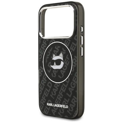 MagSafe cover til Apple iPhone 17 Pro, Karl Lagerfeld, IML Choupette's Head, Sort