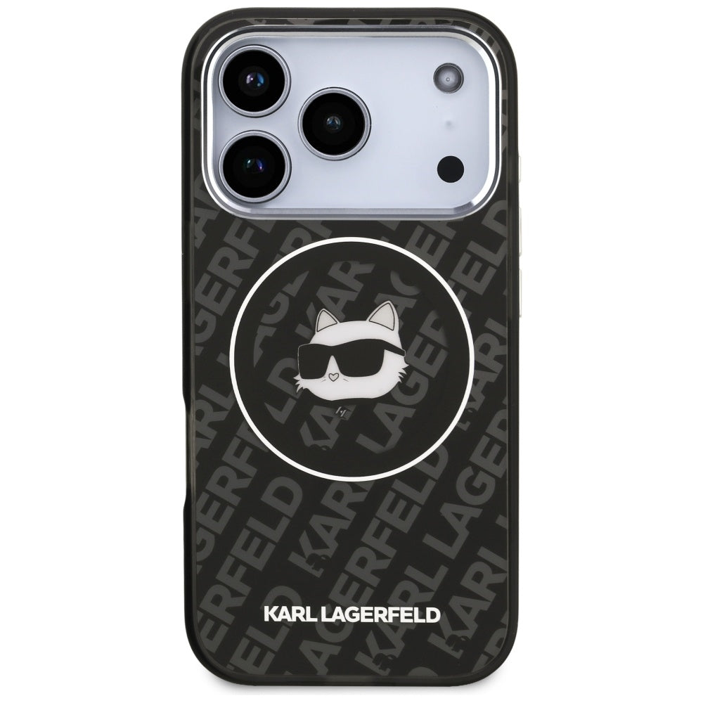 MagSafe cover til Apple iPhone 17 Pro, Karl Lagerfeld, IML Choupette's Head, Sort