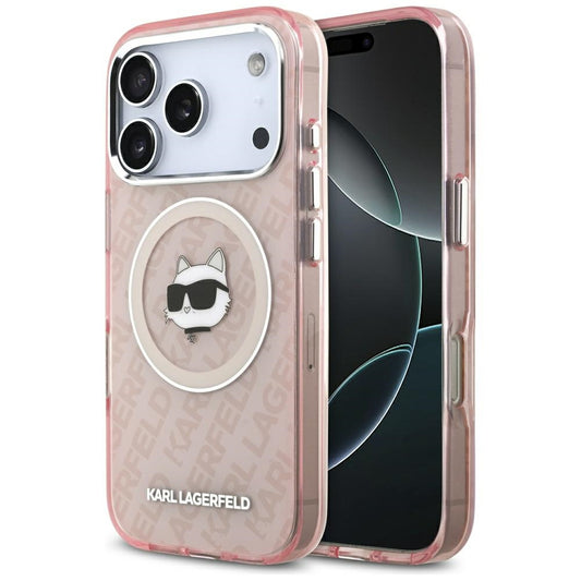 MagSafe cover til Apple iPhone 17 Pro, Karl Lagerfeld, IML Choupette's Head, Pink