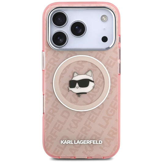 MagSafe cover til Apple iPhone 17 Pro, Karl Lagerfeld, IML Choupette's Head, Pink