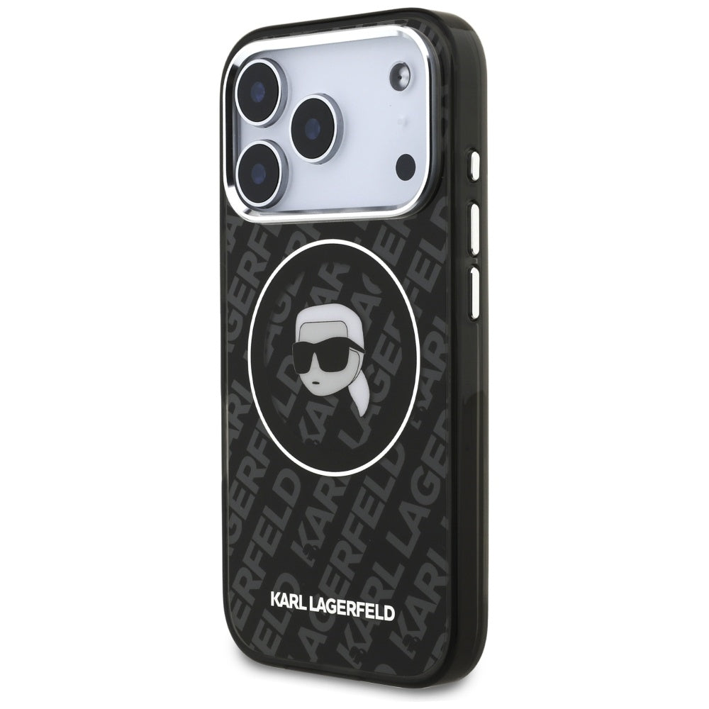 MagSafe cover til Apple iPhone 17 Pro, Karl Lagerfeld, IML Karl's Head, Sort