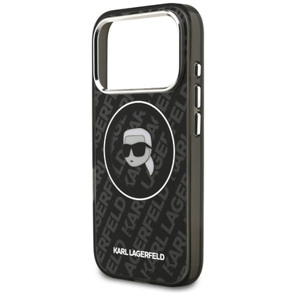 MagSafe cover til Apple iPhone 17 Pro, Karl Lagerfeld, IML Karl's Head, Sort