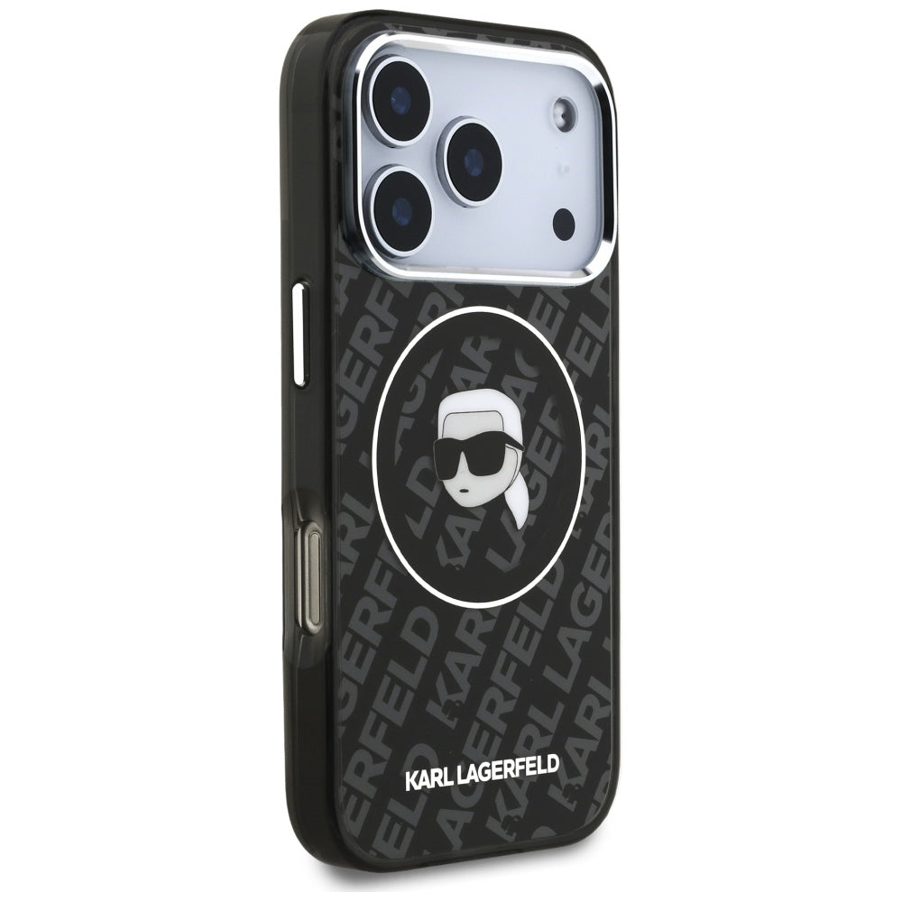 MagSafe cover til Apple iPhone 17 Pro, Karl Lagerfeld, IML Karl's Head, Sort