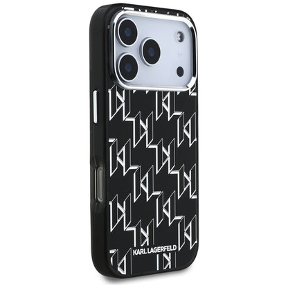 MagSafe cover til Apple iPhone 17 Pro, Karl Lagerfeld, IML KL Monogram, Sort