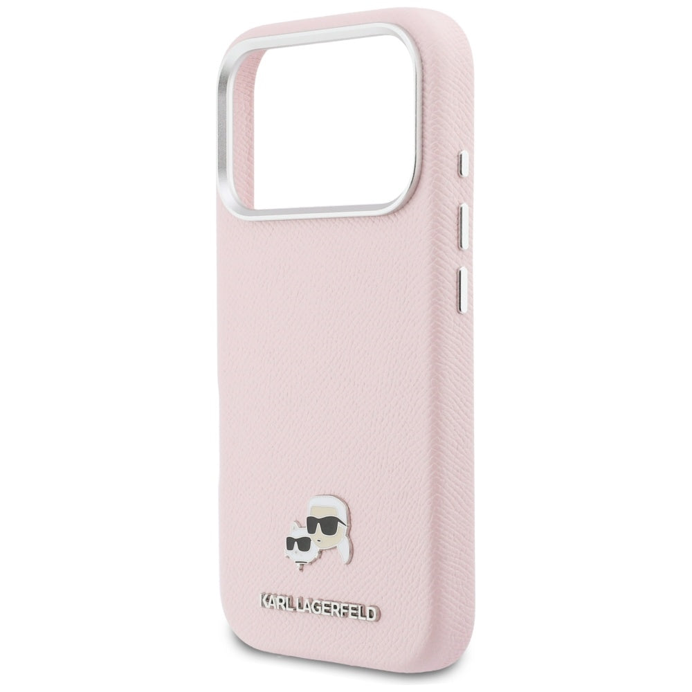 MagSafe cover til Apple iPhone 17 Pro, Karl Lagerfeld, Karl & Choupette Head's Pin, Pink