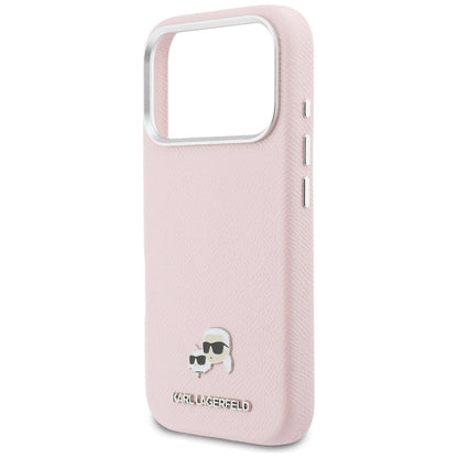 MagSafe cover til Apple iPhone 17 Pro, Karl Lagerfeld, Karl & Choupette Head's Pin, Pink