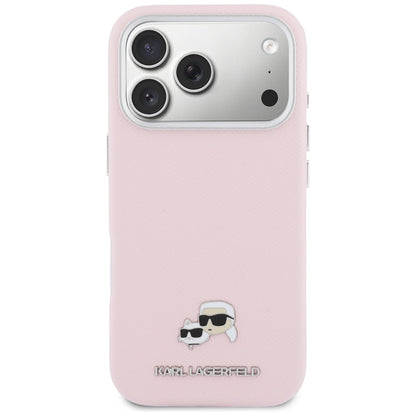 MagSafe cover til Apple iPhone 17 Pro, Karl Lagerfeld, Karl & Choupette Head's Pin, Pink