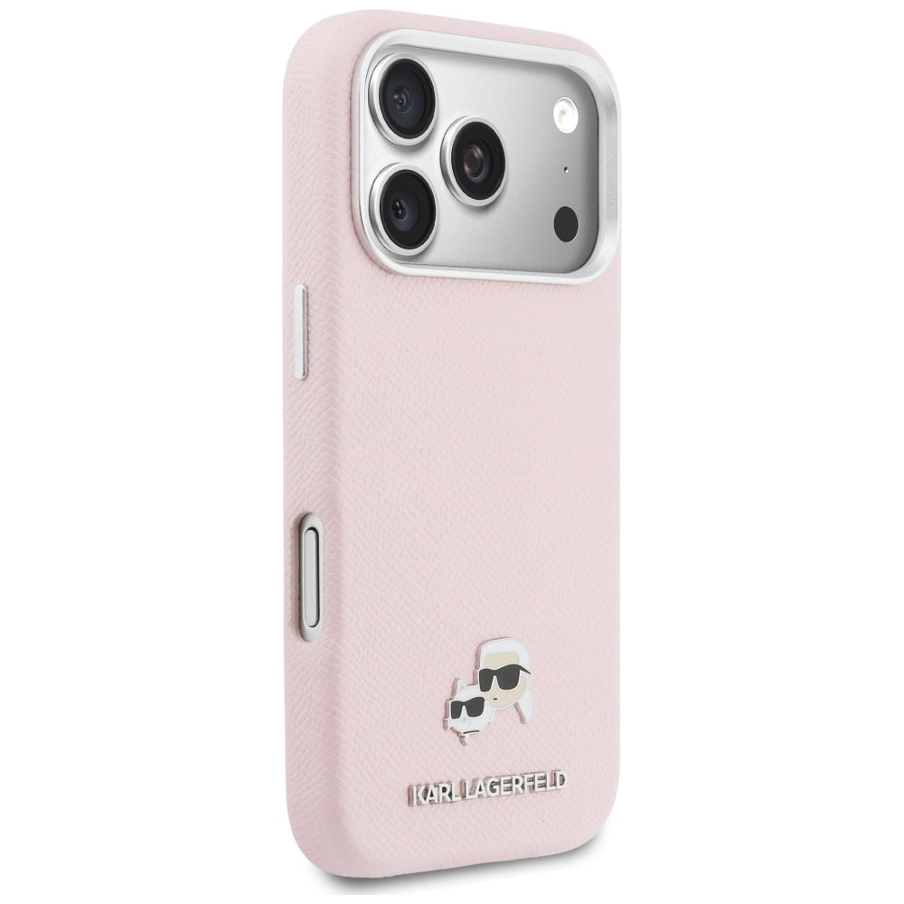 MagSafe cover til Apple iPhone 17 Pro, Karl Lagerfeld, Karl & Choupette Head's Pin, Pink