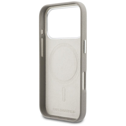 MagSafe cover til Apple iPhone 17 Pro, Karl Lagerfeld, Karl Head Logo, Grå