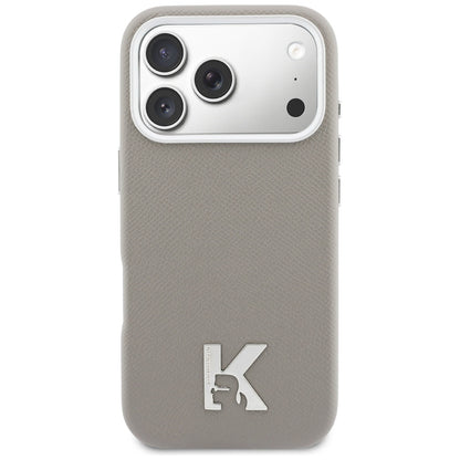 MagSafe cover til Apple iPhone 17 Pro, Karl Lagerfeld, Karl Head Logo, Grå