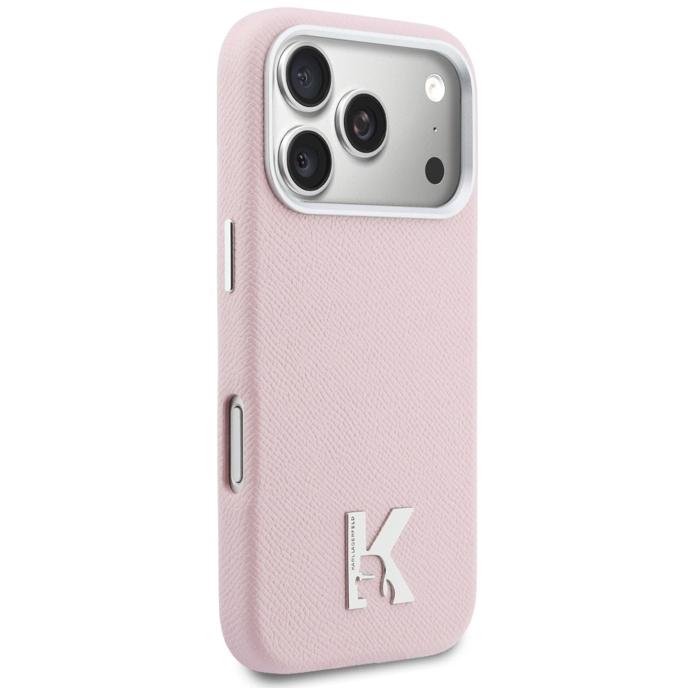MagSafe cover til Apple iPhone 17 Pro, Karl Lagerfeld, Karl Head Logo, Pink