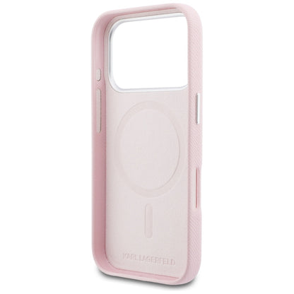 MagSafe cover til Apple iPhone 17 Pro, Karl Lagerfeld, Karl Head Logo, Pink
