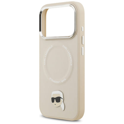 MagSafe cover til Apple iPhone 17 Pro, Karl Lagerfeld, Karl Pin, Beige
