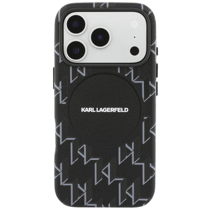 MagSafe cover til Apple iPhone 17 Pro, Karl Lagerfeld, KL Monogram Logo, Sort