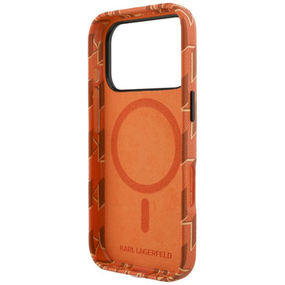 MagSafe cover til Apple iPhone 17 Pro, Karl Lagerfeld, KL Monogram Logo, Orange