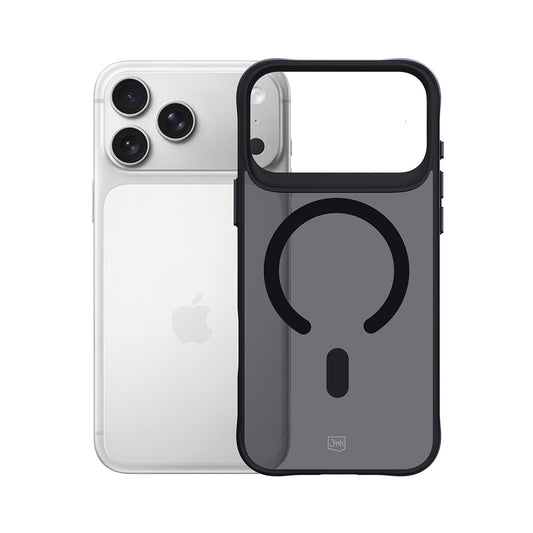 MagSafe cover til Apple iPhone 17 Pro Max, 3MK, Smoke MagCase, Sort