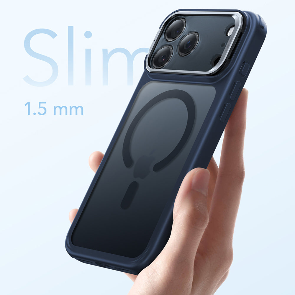MagSafe cover til Apple iPhone 17 Pro Max, ESR, Classic Hybrid Kickstand, Satinblå